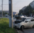 Пьяная автомобилистка въехала в столб в Ижевске - Izhevskinfo.Ru