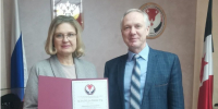 Министр социальной политики и труда Удмуртии Ольга Лубнина получила Благодарность от Уполномоченного по правам человека - Сусанин