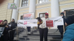 Митинг зоозащитников против законопроекта, который разрешает "утилизацию" бездомных животных