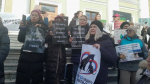 Митинг зоозащитников против законопроекта, который разрешает "утилизацию" бездомных животных