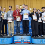 Команда Удмуртии вновь доказала свое мастерство на Командном Чемпионате России по международным шашкам, завоевав золотую медаль в быстрой программе и серебряную в молниеносной игре.