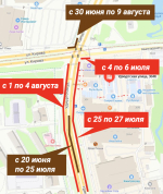 Движение транспорта ограничат в Ижевске летом на улице Удмуртской