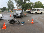 ДТП с участием мопеда и легкового авто в Сарапуле