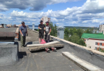 Ремонт кровли стационара городской больницы № 3 в Ижевске