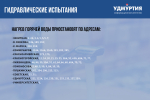 Гидравлические испытания пройдут в центральной части Ижевска