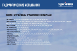 Гидравлические испытания