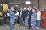 Министр промышленности и торговли Удмуртской Республики посетил центр трудовой адаптации осужденных исправительной колонии №8 регионального УФСИН
