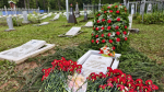 На Северном кладбище Ижевска перезахоронили останки красноармейца, найденные в Тверской области