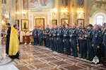 Сотрудники МЧС России по Удмуртии приняли участие в молебнах в честь иконы «Неопалимая Купина»