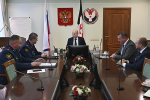 Руководством УФСИН проведено рабочее совещание с Председателем Правительства Удмуртской Республики, министром промышленности и торговли УР и президентом Торгово-промышленной палаты Удмуртии