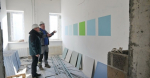 В новом корпусе тубдиспансера в Ижевске проводят отделочные работы