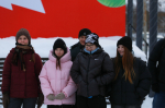 В новогодние праздники ижевчане сыграли в волейбол в варежках, хоккей на валенках и ӵужонбол