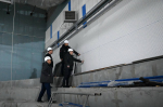 В Ледовом дворце «Ижсталь» началась чистовая отделка стен зала ледовой арены