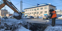 Водопропускные трубы на улице Гагарина в Ижевске промывают горячим паром - Информационно-аналитическое управление г. Ижевск