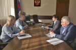 Уполномоченный по правам человека в Удмуртской Республике и начальник регионального УФСИН провели рабочую встречу