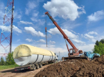 Работы по замене водопроводных сетей в Дебесском районе