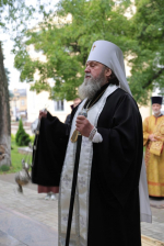 Панихида у усыпальницы Андрея Федоровича Дерябина