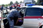 В Удмуртии в рамках семейного праздника безопасности росгвардейцы рассказали о своей службе
