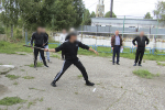 Состязания по городошному спорту прошли в колонии-поселении № 3