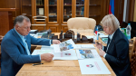 Марат Хуснуллин провёл рабочую встречу с врио главы Удмуртской Республики Ольгой Абрамовой
