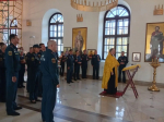 «Спасатели подражают Господу»: в Воткинске совершён молебен перед иконой «Неопалимая Купина»