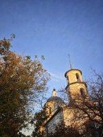 В храме села Короленко установили паникадило